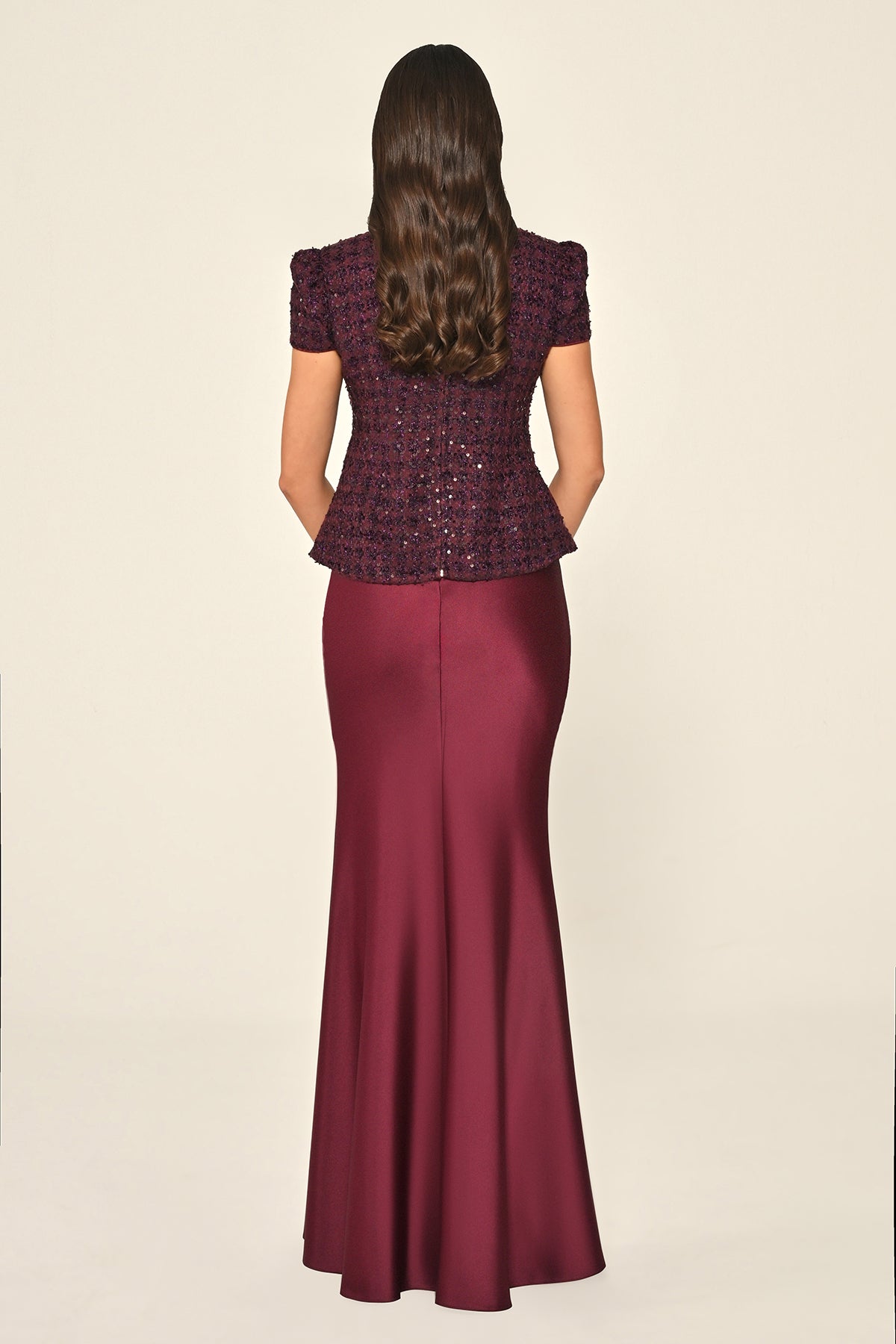 Tweed Dress - Maxi - Multicolor