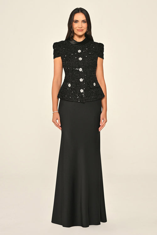 Tweed Dress - Maxi
