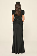 Tweed Dress - Maxi - Multicolor