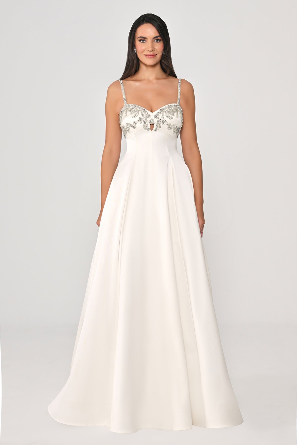 Arielle Cape Evening Dress  - Maxi - Multicolor