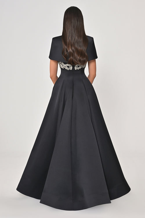 Arielle Cape Dress  - Maxi