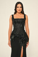Nymera Dress - Maxi - Black