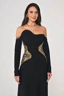 Joelle Dress - Maxi - Black