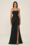 Liora Dress - Maxi - Black