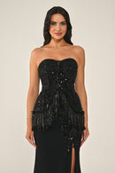 Liora Dress - Maxi - Black