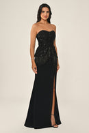 Liora Dress - Maxi - Black