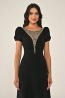 Evania Dress - Maxi - Black