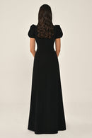 Evania Dress - Maxi - Black