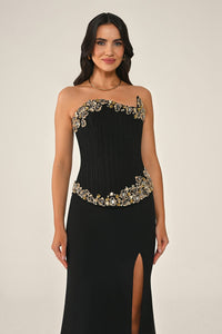 Seraya Dress - Maxi - Black