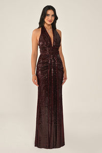 Celestine Drape Dress - Maxi
