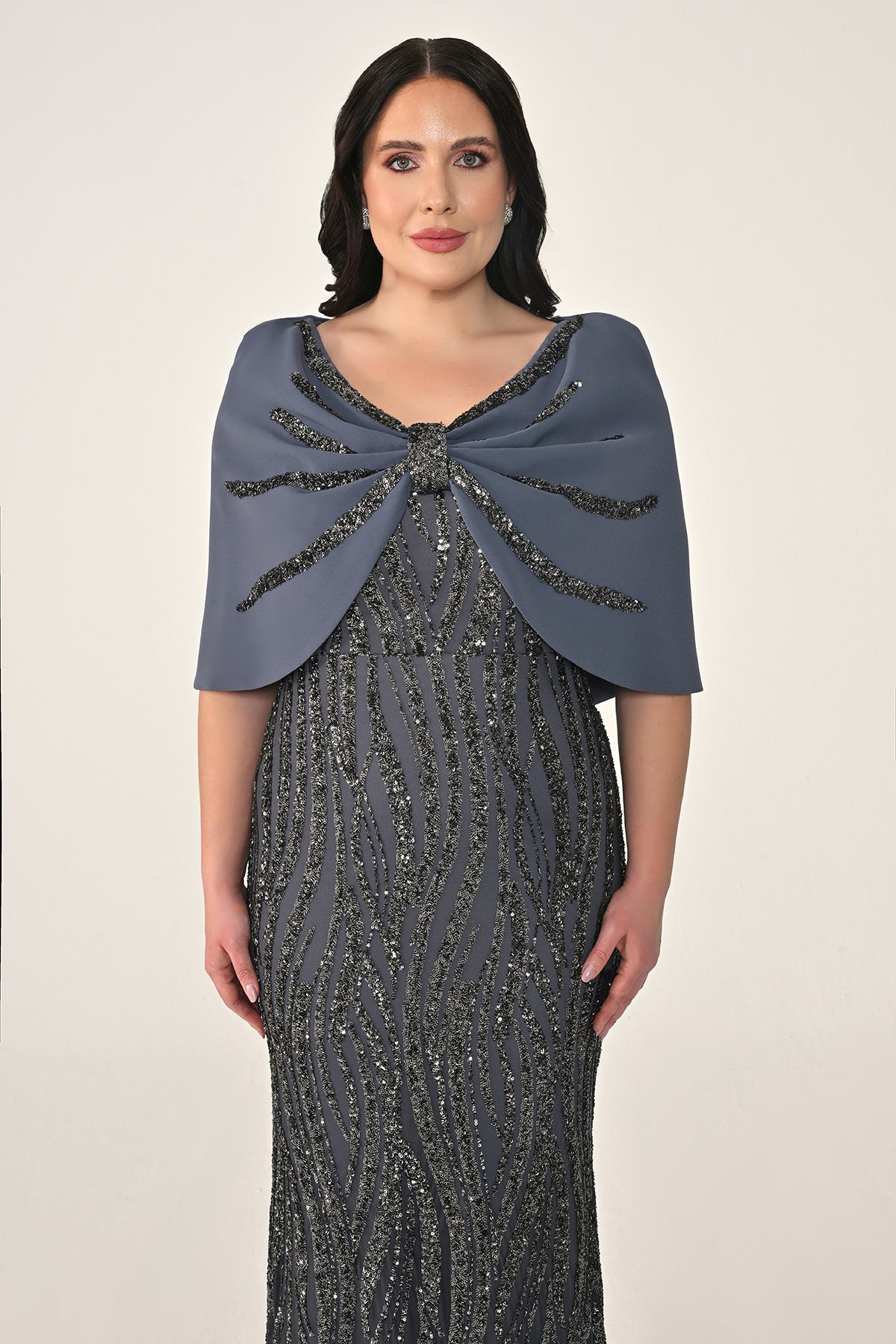 Plus Size - Veloura Cape - Maxi