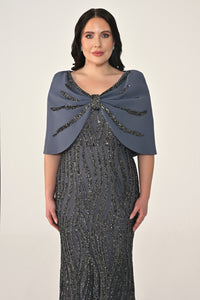 Plus Size - Veloura Cape - Maxi