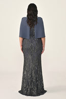 Plus Size - Veloura Cape - Maxi