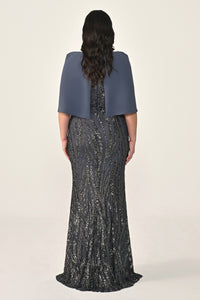 Plus Size - Veloura Cape - Maxi