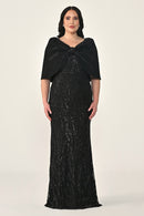 Plus Size - Veloura Cape - Maxi