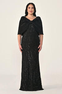 Plus Size - Veloura Cape - Maxi
