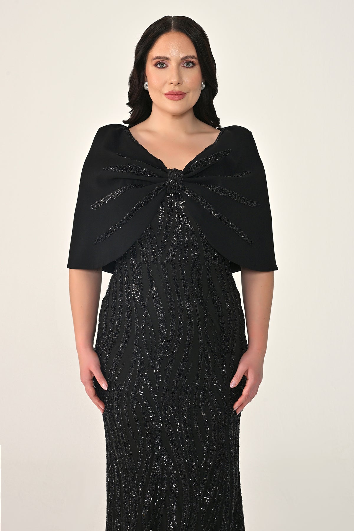 Plus Size - Veloura Cape - Maxi