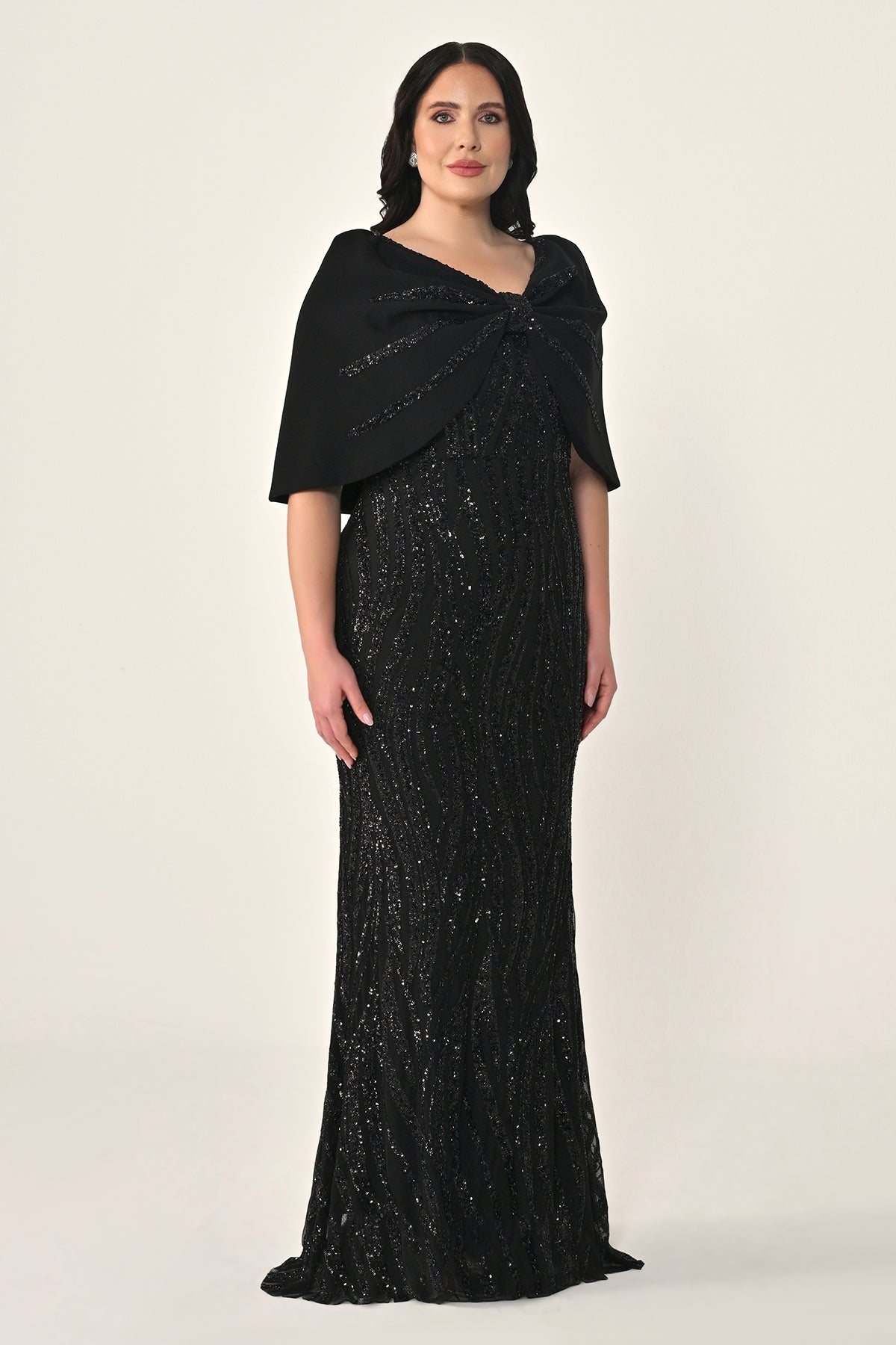 Plus Size - Veloura Cape - Maxi