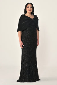 Plus Size - Veloura Cape - Maxi