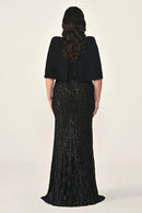 Plus Size - Veloura Cape - Maxi