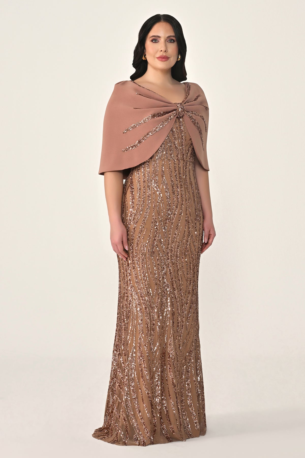 Plus Size - Veloura Cape - Maxi