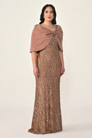 Plus Size - Veloura Cape - Maxi