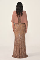 Plus Size - Veloura Cape - Maxi
