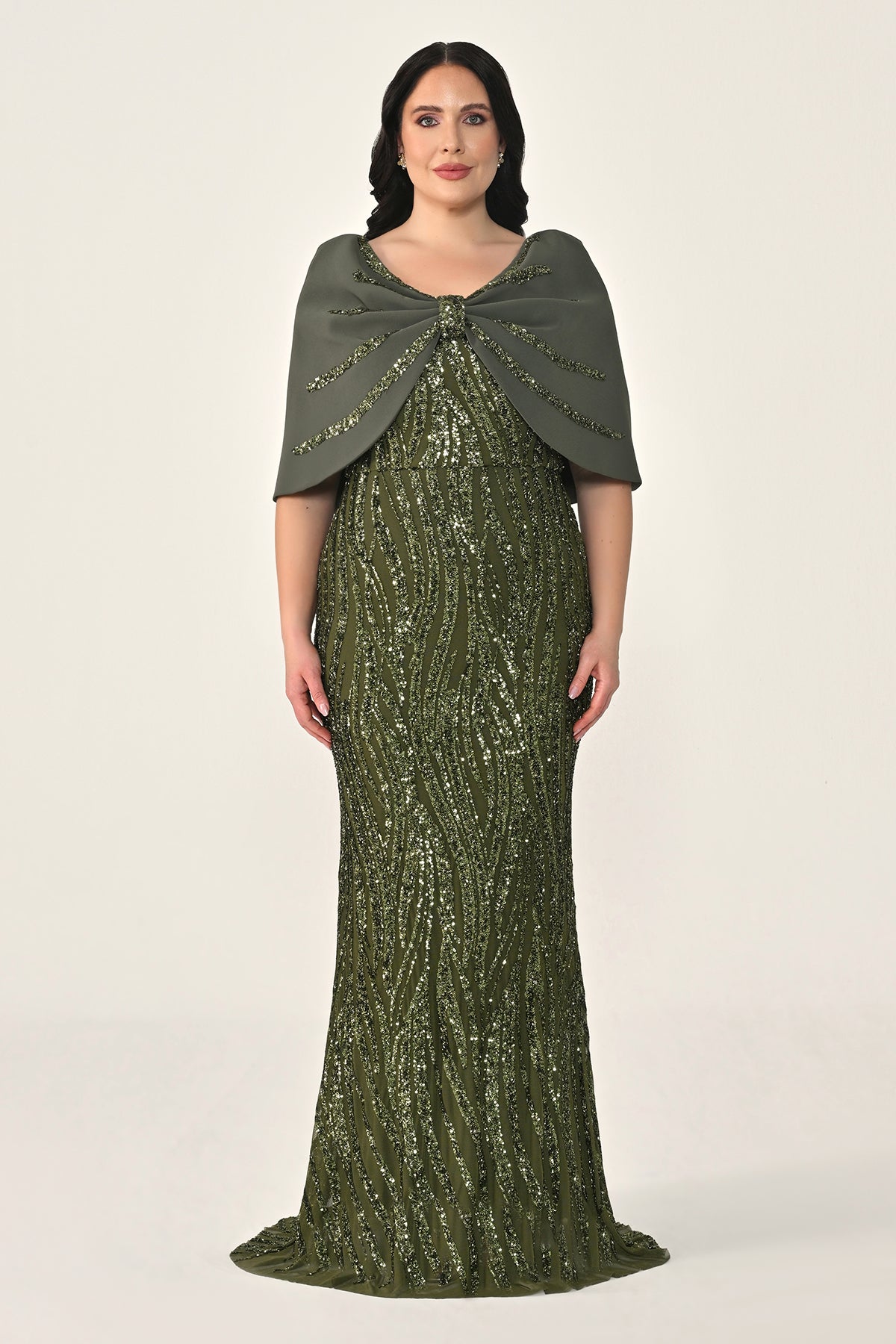 Plus Size - Veloura Cape - Maxi