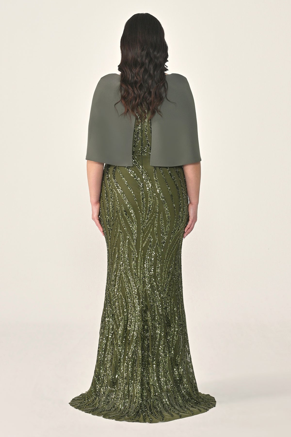 Plus Size - Veloura Cape - Maxi