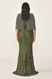 Plus Size - Veloura Cape - Maxi