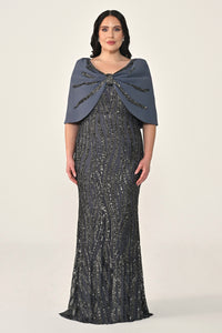 Plus Size - Veloura Cape - Maxi