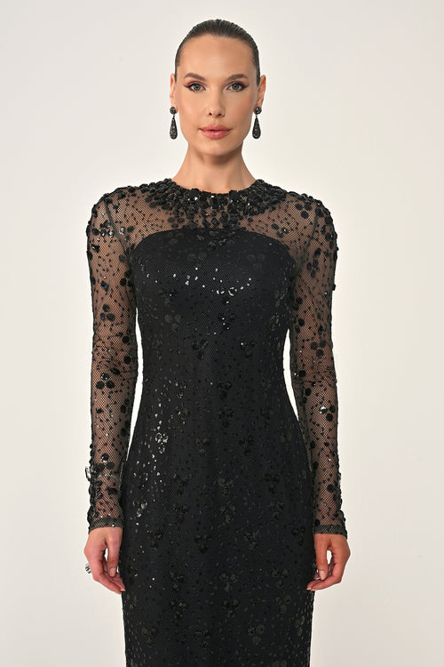 Noiréa Dress - Maxi - Black