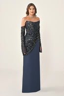 Plus Size - Zafrina Dress - Maxi - Black