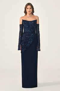 Plus Size - Zafrina Dress - Maxi - Black
