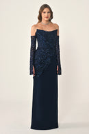 Plus Size - Zafrina Dress - Maxi - Black