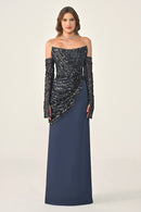 Plus Size - Zafrina Dress - Maxi - Black