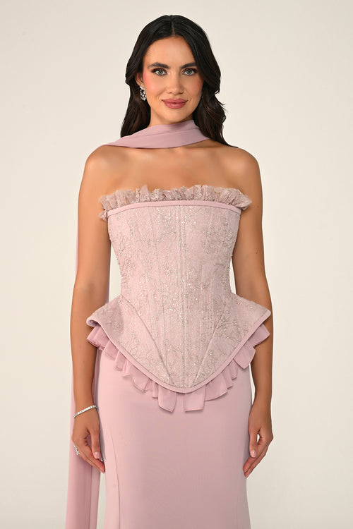 Rosalie Corset Dress - Maxi