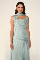 Noéline Draped Dress - Maxi