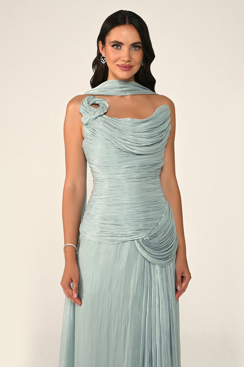 Noéline Draped Dress - Maxi
