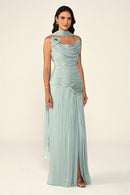 Noéline Draped Dress - Maxi