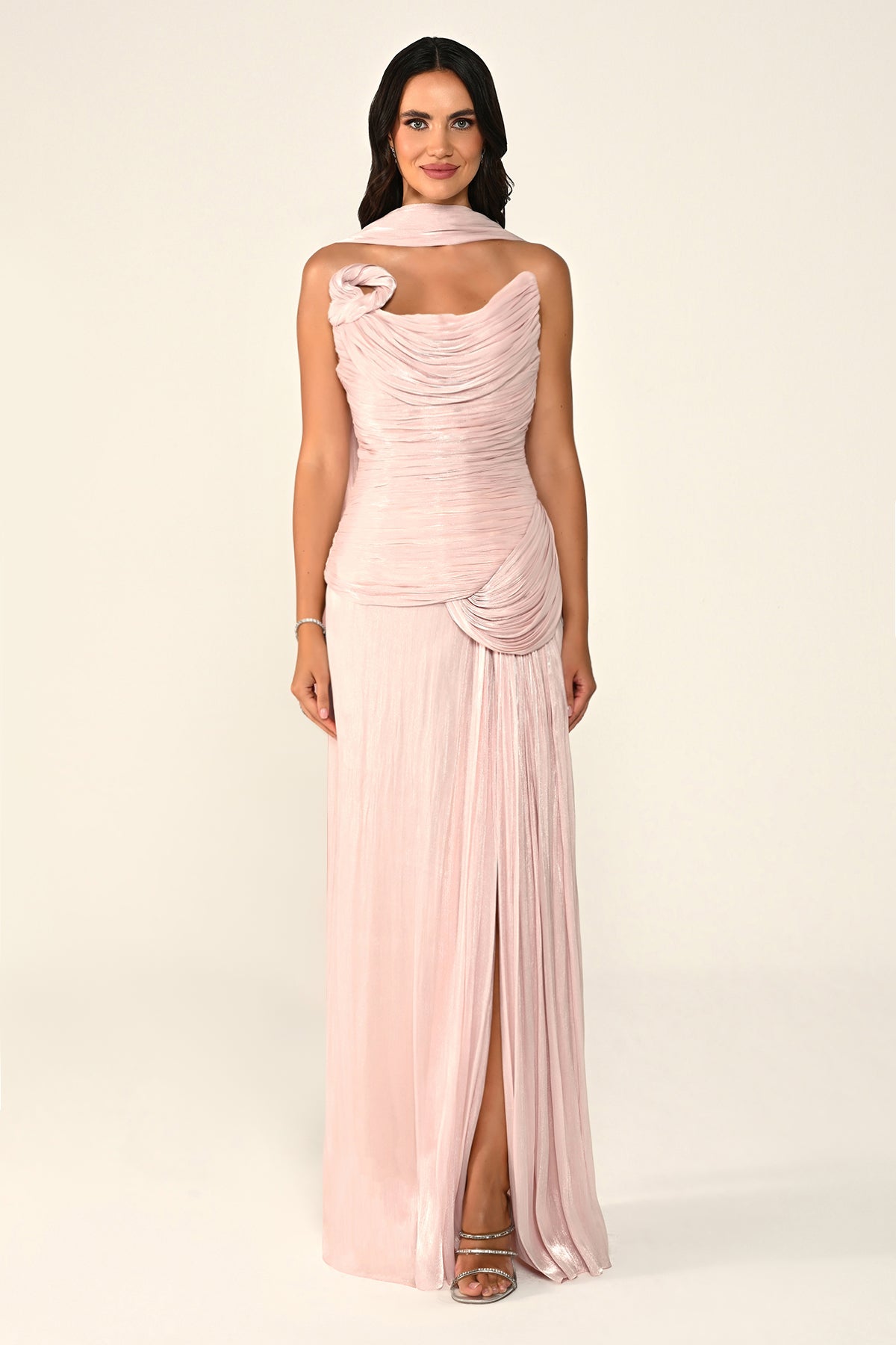 Noéline Draped Dress - Maxi