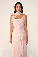 Noéline Draped Dress - Maxi