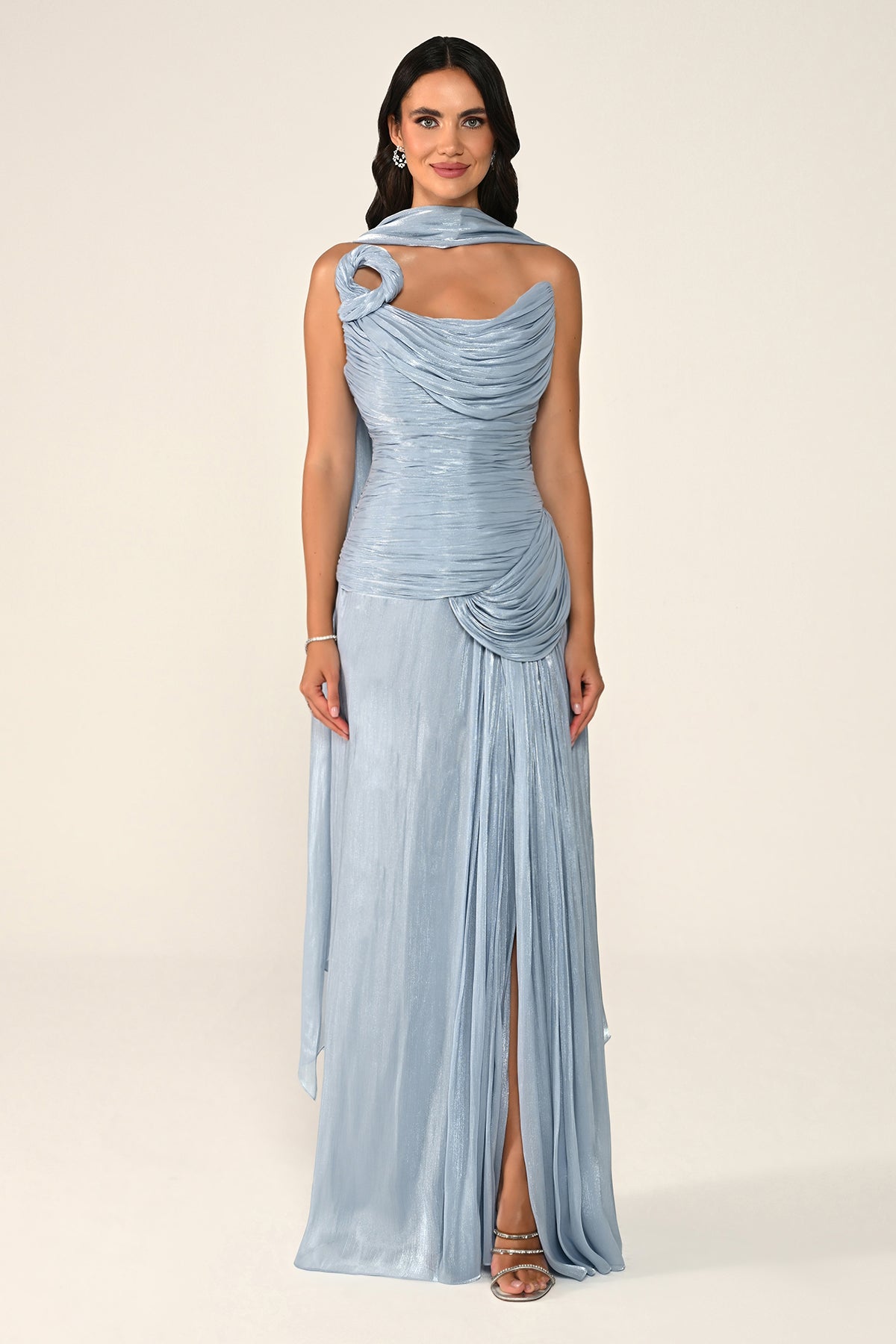 Noéline Draped Dress - Maxi