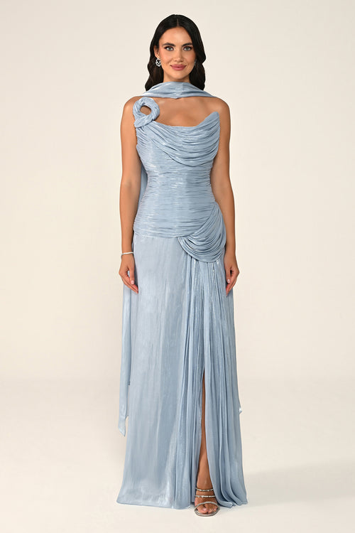 Noéline Draped Dress - Maxi