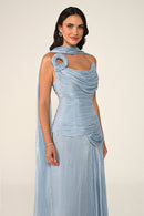 Noéline Draped Dress - Maxi