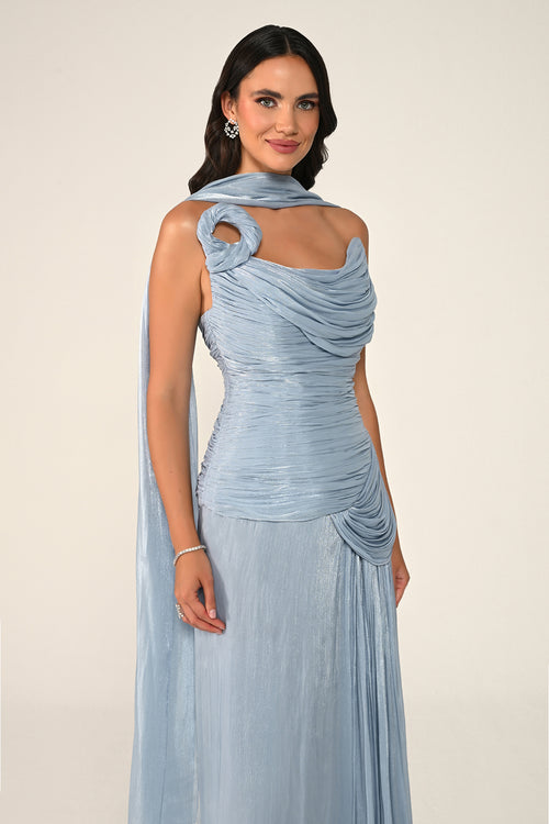 Noéline Draped Dress - Maxi