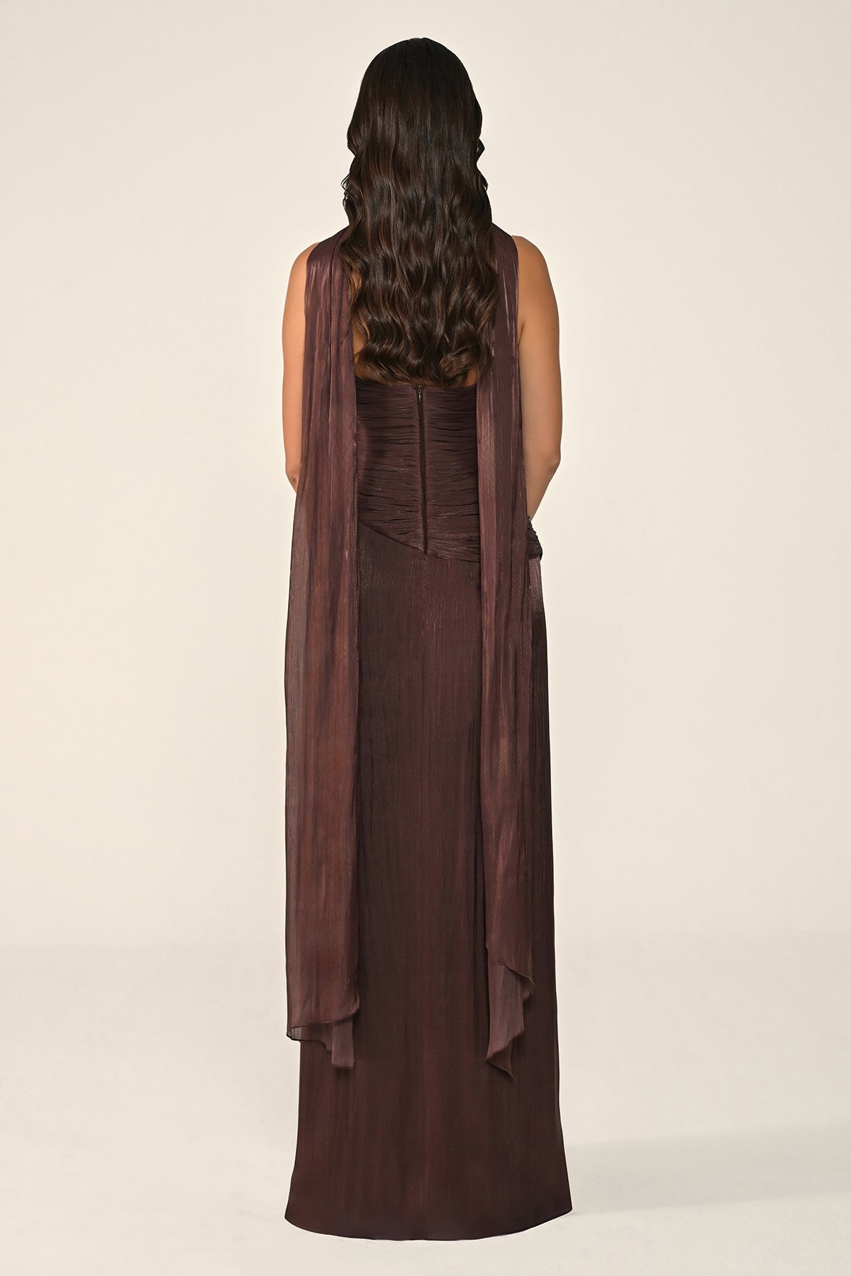 Noéline Draped Dress - Maxi