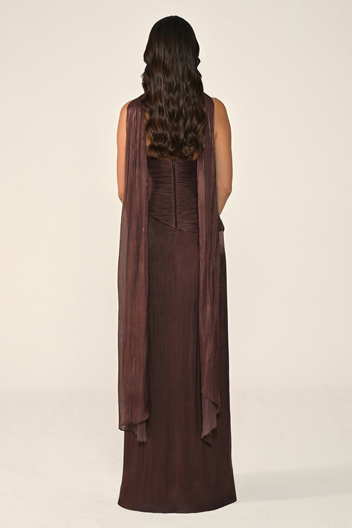 Noéline Draped Dress - Maxi