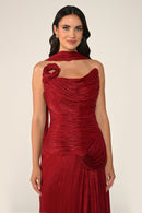 Noéline Draped Dress - Maxi