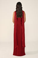 Noéline Draped Dress - Maxi